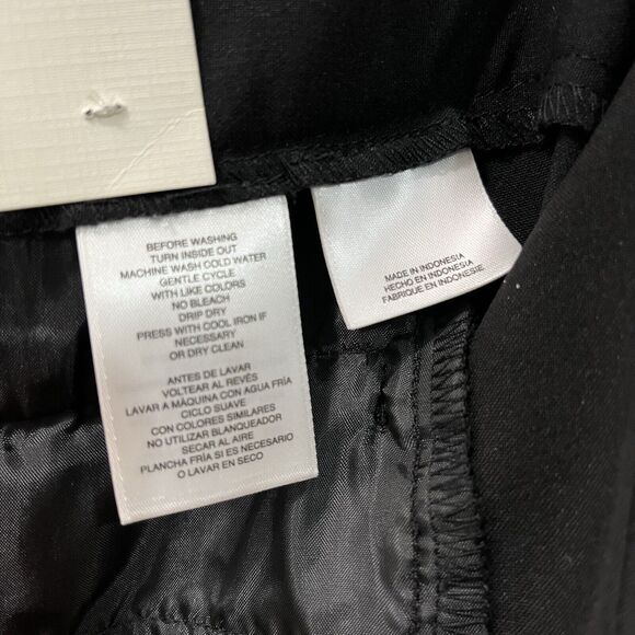 Anne Klein Women’s Pants Straight Leg Black Size 14, Back Pockets, New With Tags - Picture 5 of 7